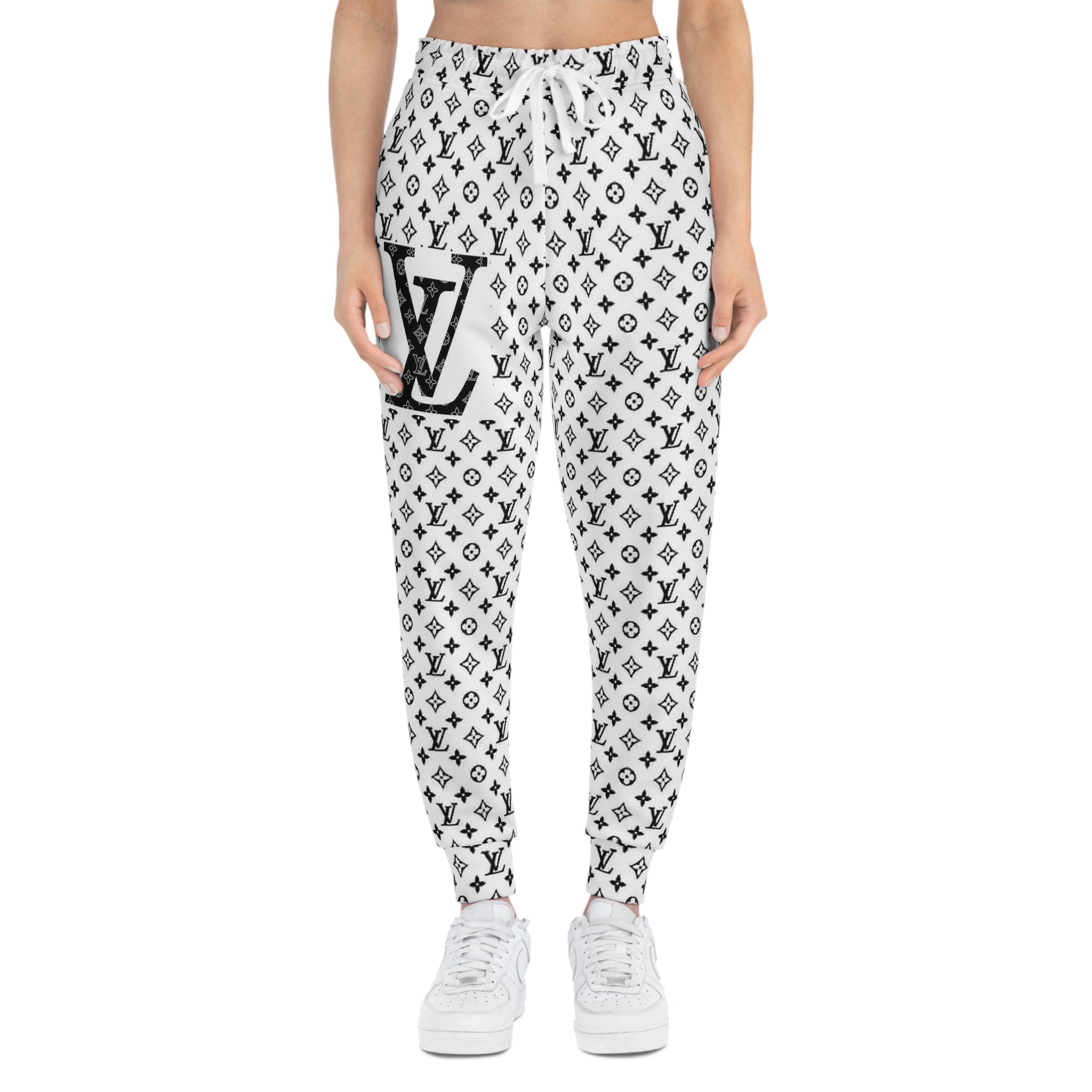 Louis vuitton white online joggers